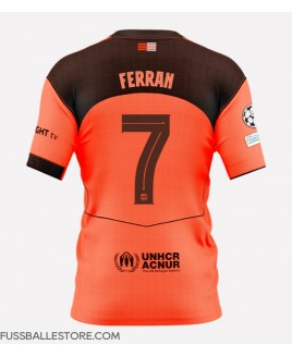 Günstige Barcelona Ferran Torres #7 3rd trikot 2025-26 Kurzarm